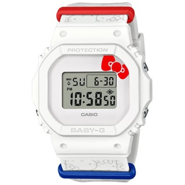 Zegarek Damski Casio Baby-G BGD-565KT-7ER biały pasek