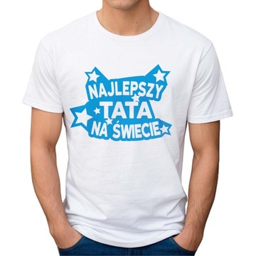 KOSZULKA NA DZIEŃ OJCA TATY MĘSKA PREZENT NA URODZINY ŚWIĘTA T-SHIRT | M