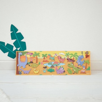 JANOD, Магнитный пазл Динозавры Magneti'stories 3+