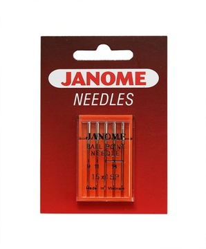 Igły Janome do dzianin i materiałów elastycznych