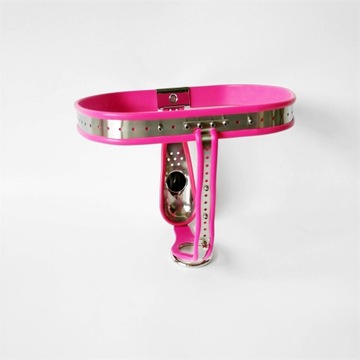 Мужской розовый силикон из нержавеющей стали Т-образный C