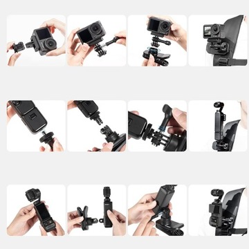 МАГНИТНЫЙ ПОВОРОТНЫЙ ЗАЖИМ ДЛЯ СПОРТИВНЫХ КАМЕР GOPRO HERO 11 НА РЮКЗАКЕ