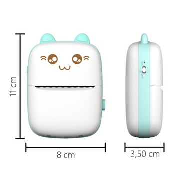 МИНИ-ТЕРМОПРИНТЕР ДЛЯ ФОТОГРАФИЙ, ПОРТАТИВНЫЙ, ОРИГИНАЛЬНАЯ ПЕЧАТЬ + 15 РОЛИКОВ