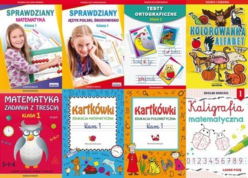 WIĘKSZY Zestaw sprawdzianów i testów klasy 1 SP