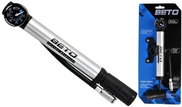 Велосипедный насос BETO CHMP-003AG Манометр Шланг 5,5 бар Auto/Presta ALU