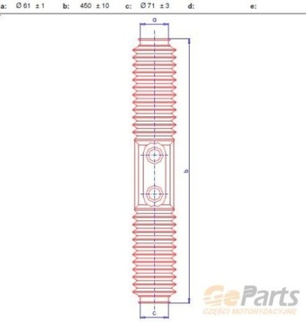 OSŁONA DRĄŻKA KIEROWNICZEGO CIVIC 1.4I 16V 01-