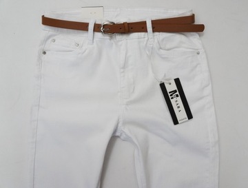 ЖЕНСКИЕ ДЖИНСЫ ДЛЯ ПОХУДЕНИЯ ПУШ-АП M.SARA С ВЫСОКОЙ ПОСАДКОЙ БЕЛЫЕ