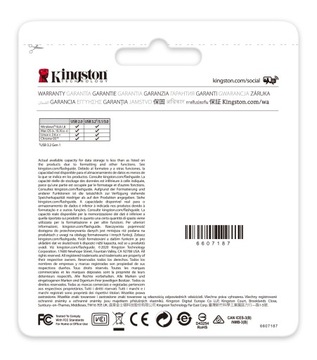 Флеш-накопитель KINGSTON DTXM, 64 ГБ, M, USB 3.2, память