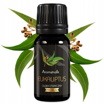 Olejek do Sauny Eteryczny EUKALIPTUS Z INDII 10ml 100% Naturalny
