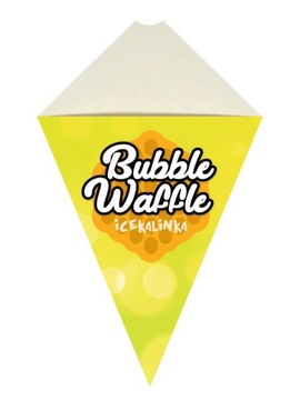Вафельные рожки Bubble | микс цветов 600 шт.
