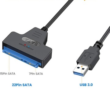 Переходник USB 3.0 на SATA Адаптер жесткого диска SSD-накопителя