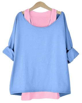 ЖЕНСКАЯ ФУТБОЛКА оверсайз из хлопка + ТОП-БОКСЕР