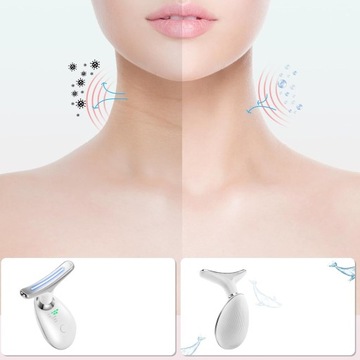 masażer 3w1 modelowanie lifting twarzy podbródka v shape światło led