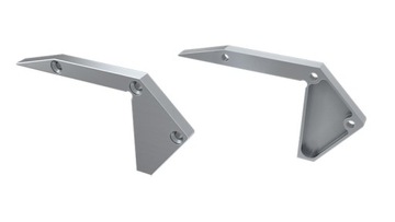 Prawa Srebrna Zaślepka końcowa Scala Aluminium Pro