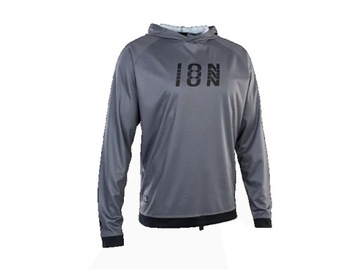 ION Wetshirt Hood LS Мужское Steel Grey 2022 XXL