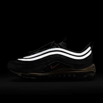 R.40 Buty NIKE AIR MAX 97 sportowe wygodne młodzieżowe srebrne czarne