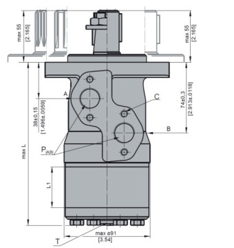 M+S Hydraulic MP 25 CD Гидравлический двигатель MP25CD