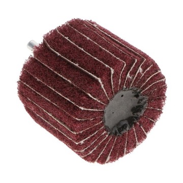 Полировка нейлоновым волокном 60×50×6 мм с красной зернистостью.