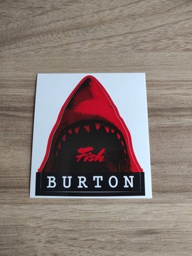 Naklejka na auto snowboard Burton