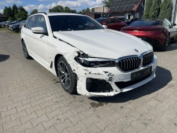 BMW Seria 5 G30-G31 Touring Facelifting 2.0 520d 190KM 2022 BMW 520 XDrive Skóra Kamera Podgrzewanie Pamięć, zdjęcie 4