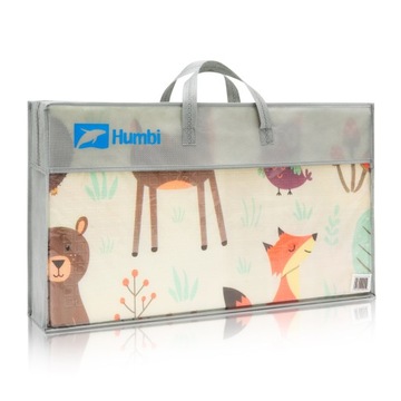 КОВРИК ПЕННЫЙ ДЛЯ ДЕТЕЙ, ДВУХСТОРОННИЙ ОБРАЗОВАТЕЛЬНЫЙ СУМКА HUMBI 120x180
