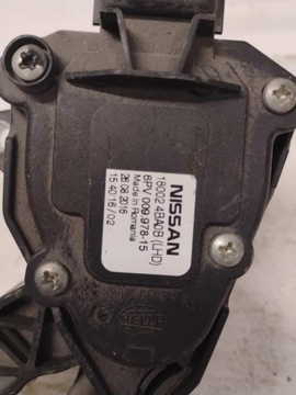 ПОТЕНЦИОМЕТР ПЕДАЛИ ГАЗА NISSAN QASHQAI 180024BA0B