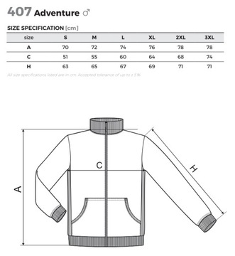 Bluza męska z NADRUKIEM logo z dowolną kolorową grafiką ADVENTURE407Malfini