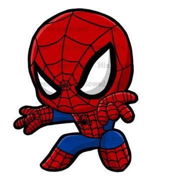 Naprasowanka Spider Man Naklejka na koszulki Termo Nadruki na Ubrania 3