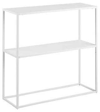 Regał Ebuy24 80 x 26 x 81 cm biały