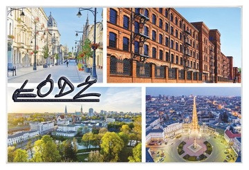 Городские магниты на холодильник - ЛОДЗЬ