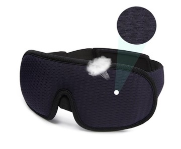 3D PREMIUM MASKA DO SPANIA OPASKA NA OCZY SNU FIOL