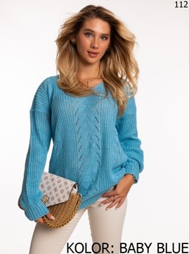 Mięciutki SWETER Sweterek Oversize Dużo Kolorów