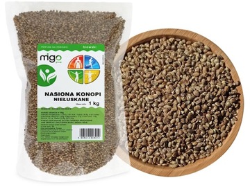 Nasiona KONOPI Niełuskane, ZIARNO -1kg - MIGOgroup