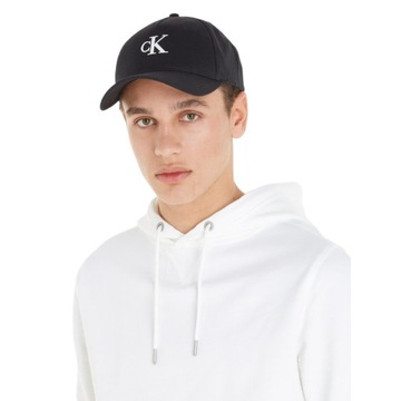 CALVIN KLEIN CZAPKA Z DASZKIEM ARCHIVE CAP CZARNA