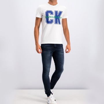 Calvin Klein Jeans t-shirt męski biały oryginał J30J313241 L