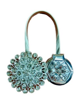 Большой серебряный зажим для занавесной занавесной занавески занавес