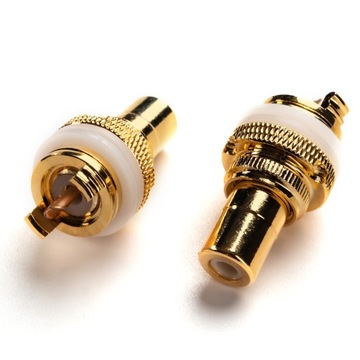 РАЗЪЕМ RCA CINCH ДЛЯ ПОЗОЛОЧЕННОГО КОРПУСА, БЛЕСКОВОЕ КАЧЕСТВО