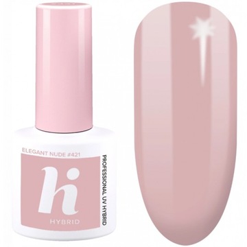 Lakier hybrydowy Hi Hybrid Elegant Nude nr 421 5ml