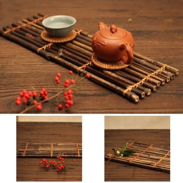 Rzemieślniczy stolik do herbaty Bambusowa