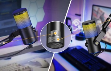Игровой конденсаторный микрофон Maono DM30 Studio для USB-компьютера