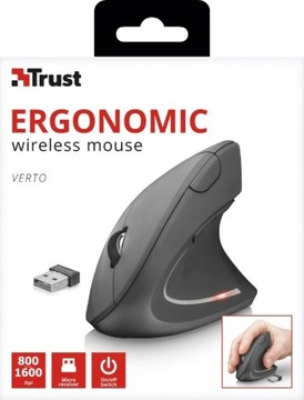 Bezdrôtová myš Trust Verto Ergonomic optická