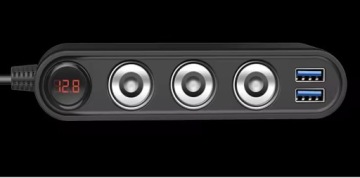 РАСПРЕДЕЛИТЕЛЬ ПРИЖИГАЛКА РАЗДЕЛИТЕЛЬ 12–24 В 3xUSB ЗАРЯДНОЕ УСТРОЙСТВО UBS-C PD