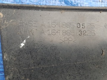 DOPLNĚNÍ LIŠTA DIFUZOR NÁRAZNÍKU ZADNÍ MERCEDES ML W164