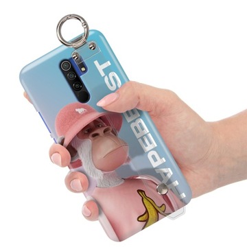 Etui Pasek do XIAOMI REDMI 9 Bearbrick Misie Wzory