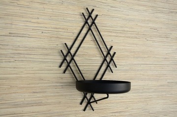 МЕТАЛЛИЧЕСКАЯ НАСТЕННАЯ ПОДСТАВКА ДЛЯ ЦВЕТОВ