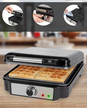 Вафельница 2 ХРУСТЯЩИЕ ВАФЛИ ВЫСОКАЯ МОЩНОСТЬ ProfiCook ПК