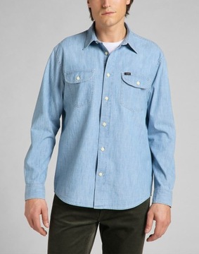 LEE WORKER SHIRT MĘSKA KOSZULA JEANSOWA JEANS S