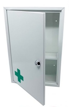Apteczka L10 Biała przemysłowa Szafka Apteczka