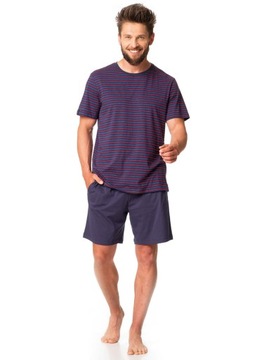 Key krótka piżama męska MNS 325 bawełna 2XL