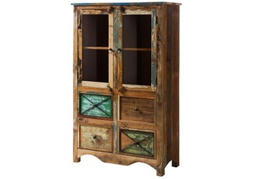 WITRYNA Drewno Shabby Chic Szuflady Salon SPIRIT
